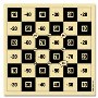 Kruger - Fun target - Chessboard 25/50/100m (100ea) 26x26cm - Weight 1.4kgs