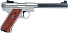 Ruger Mark III Competition Stainless Steel - .22lr - 2 x 10 round magazines, 174mm slab-sided bull barrel, adjustable rear, fixed front sight and carry case.