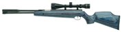 Weihrauch HW 77 K - .177" air rifle - under lever action, blue-grey laminated stock, no sights, automatic safety, precision adjustable match trigger "Rekord", 4.2kgs - 960fps