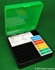 .44 Mag, .44 Special, .41 Mag, .45L Colt - Flip Top - Handgun Ammunition Box - 100 rounds - Clear Green/Black