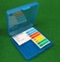 9mm, .38 ACP - Flip Top - Handgun Ammunition Box - 100 rounds - Clear Blue