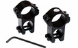 SportsMatch UK Scope Ring Mounts - 1" diameter tube for 9.5-11.5mm dovetails. 2 piece - High 'See Thru' Height - double screw - 29mm Height - 21mm Thickness - Weight 92g. Does not include arrestor pin.