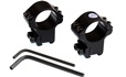 SportsMatch UK Scope Ring Mounts - 1" diameter tube for 9.5-11.5mm dovetails. 2 piece - Medium Height - double screw - 19mm Height - 21mm Thickness - Weight 101g. Does not include arrestor pin.
