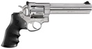 Ruger GP100 Stainless Steel - .357Mag - 6 round revolver, 150mm barrel, adjustable rear, ramp front sight and carry case.