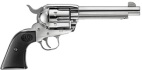 Ruger Vaquero - Stainless Steel - .357Mag - 6 round revolver, 140mm barrel, fixed sight and carry case.