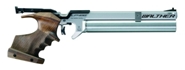 Walther LP400 Alu - .177" - target air pistol, 227mm barrel & carry case - grip manufactured to three sizes small, medium or large