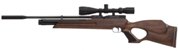 Weihrauch HW 100 T - .177" (30j), .20" (33j) or .22" (41j) PCP air rifle - 14 round magazine, 600mm barrel, ambidextrous walnut thumbhole stock, no sights, two stage adjustable match trigger, 3.8kgs - 1050fps / 950fps