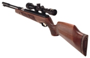Weihrauch HW 97 K - .177", .20", .22" or 25" air rifle - under lever action, 300mm barrel, beech stock, no sights, automatic safety, precision adjustable match trigger "Rekord", 4.2kgs - 950fps / 750fps